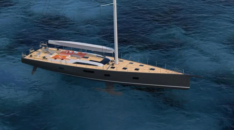 a boat in the water aboard LIBERTY SQUARED Yacht for Sale