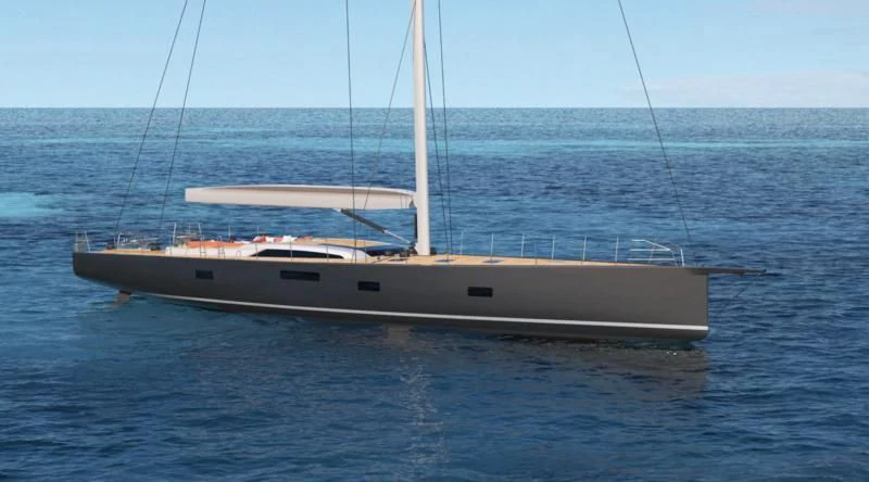 a boat on the water aboard LIBERTY SQUARED Yacht for Sale