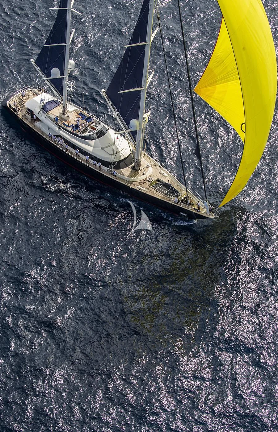 a boat on the water aboard VICTORIA A Yacht for Charter