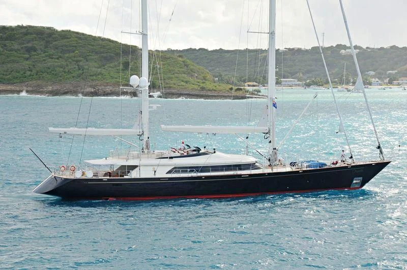 a boat on the water aboard VICTORIA A Yacht for Charter