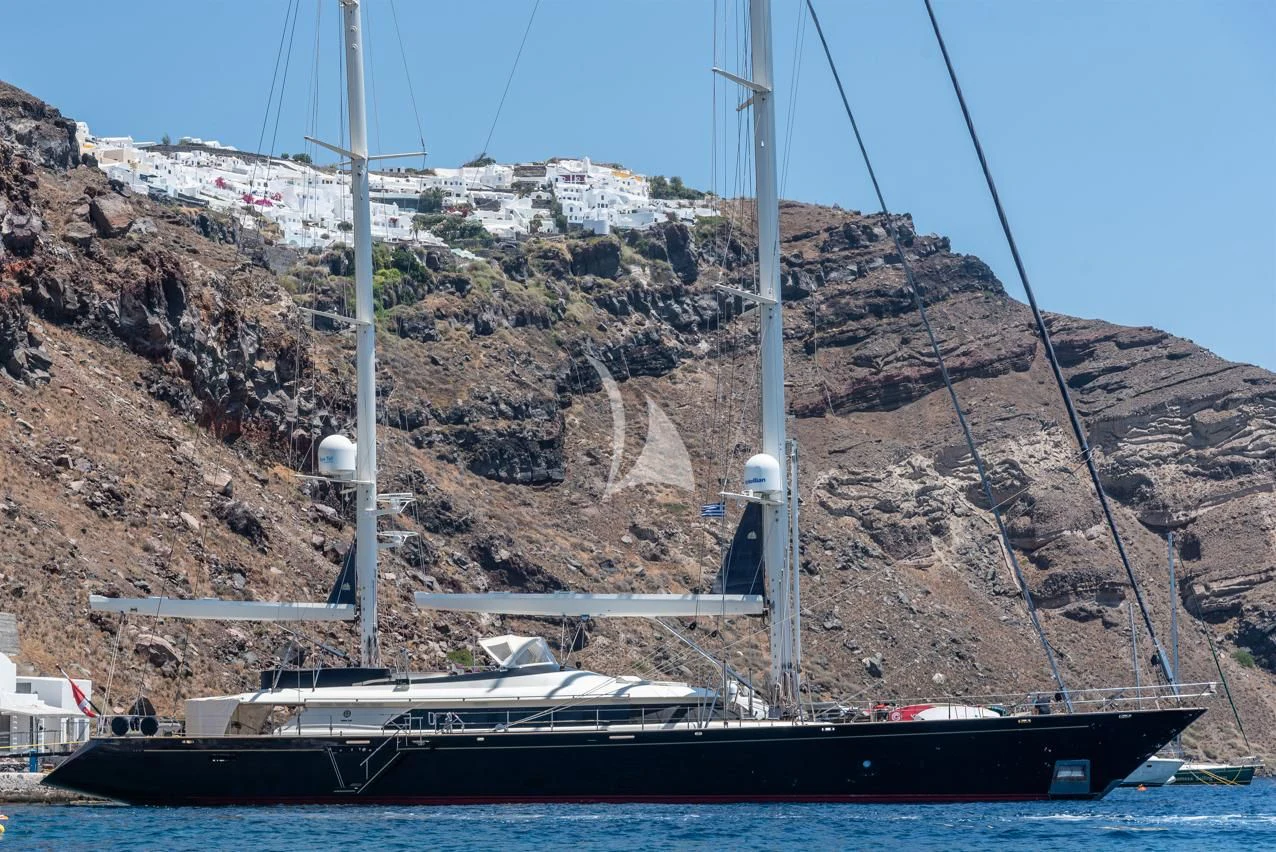 a boat on the water aboard VICTORIA A Yacht for Charter