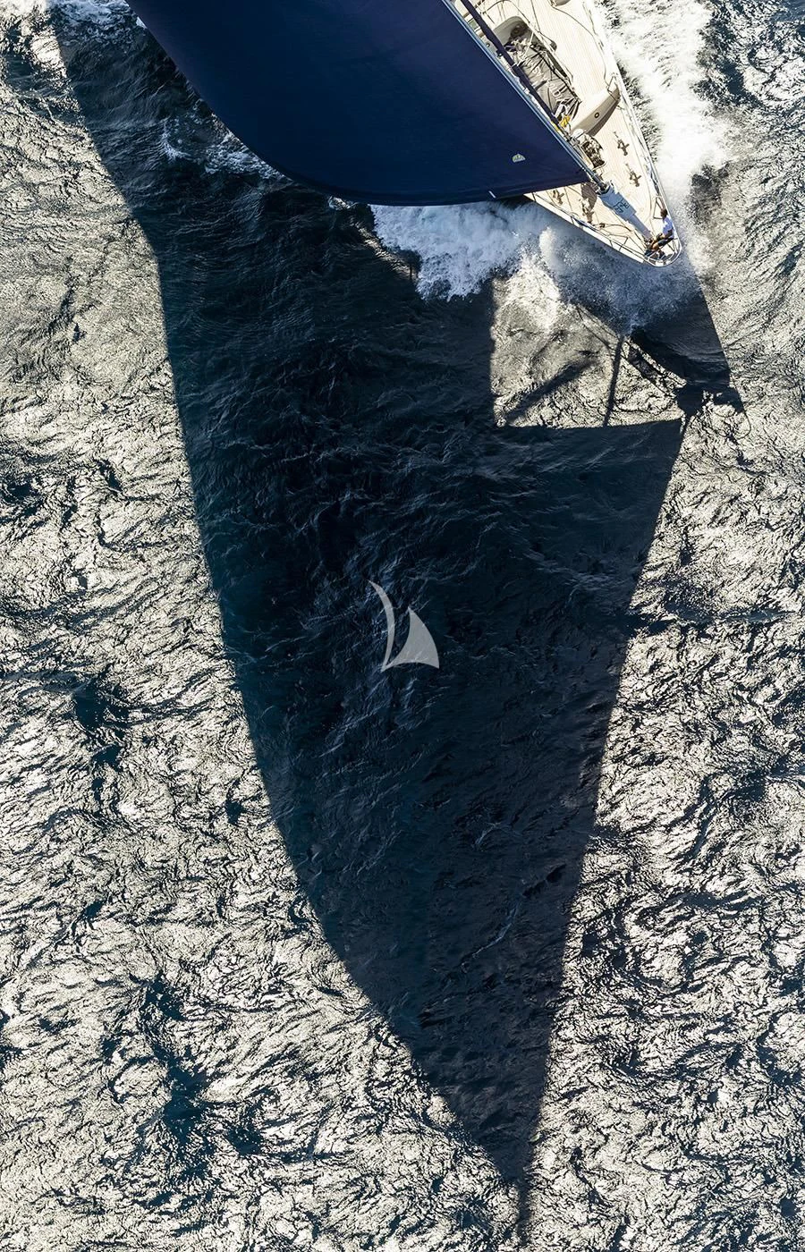 a view of a city from above aboard VICTORIA A Yacht for Charter
