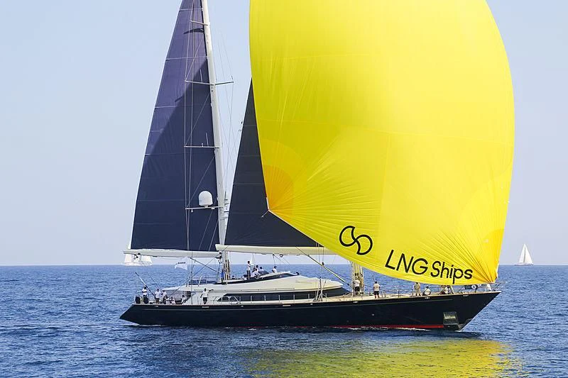 a sailboat on the water aboard VICTORIA A Yacht for Charter