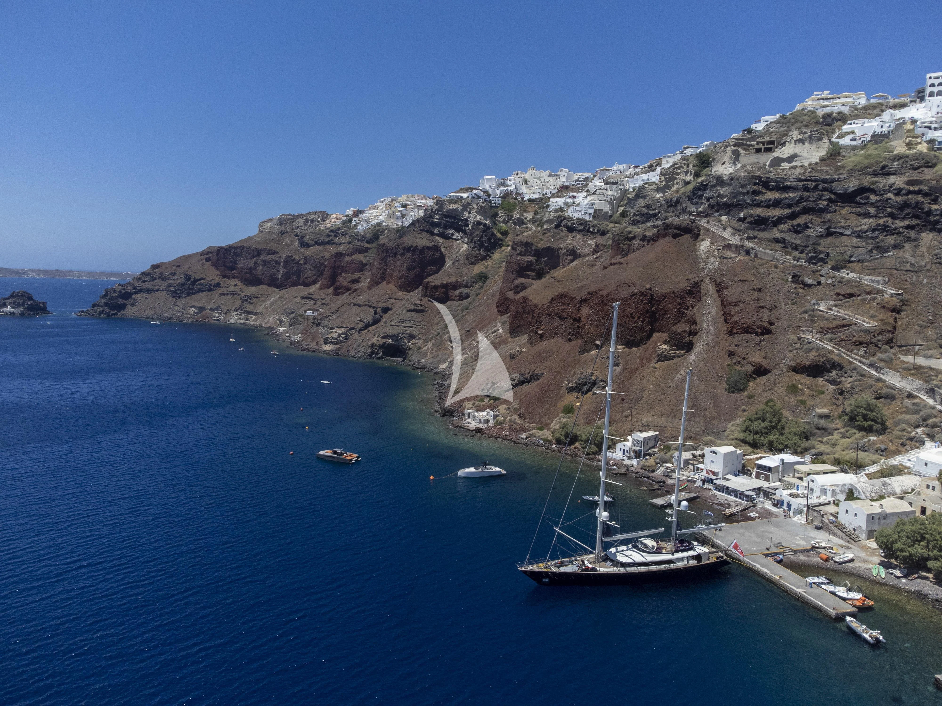 boats in the water aboard VICTORIA A Yacht for Charter