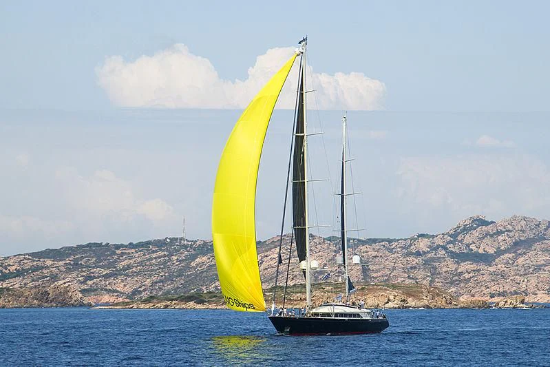 a sailboat on the water aboard VICTORIA A Yacht for Charter