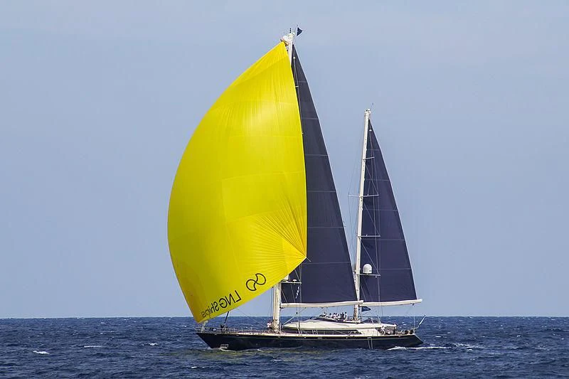 a sailboat on the water aboard VICTORIA A Yacht for Charter