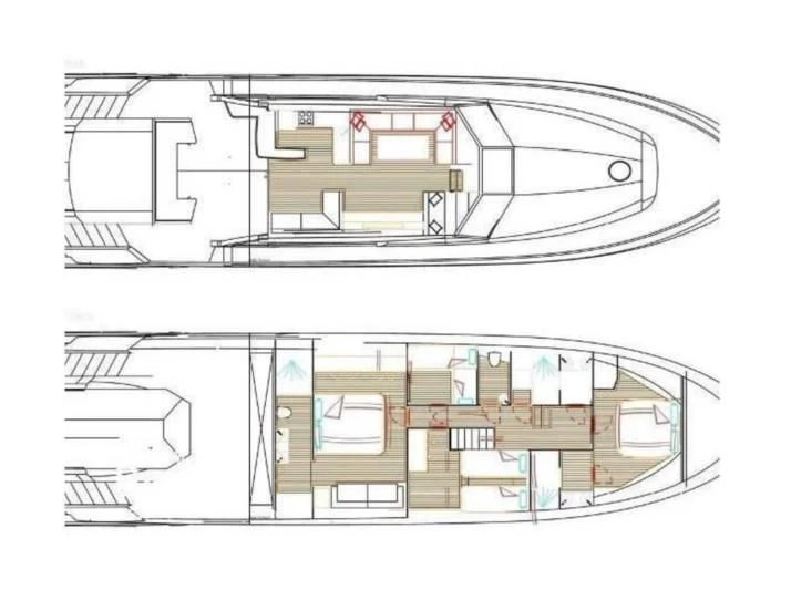 diagram aboard ALILEA Yacht for Sale