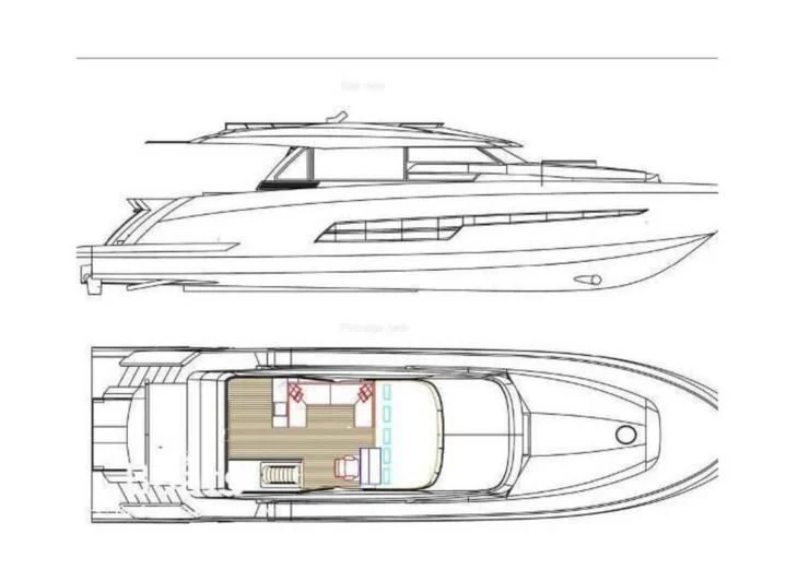 diagram, engineering drawing aboard ALILEA Yacht for Sale