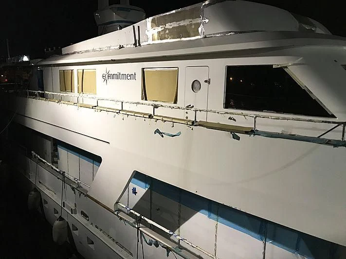 a space shuttle with a window aboard COMMITMENT Yacht for Sale