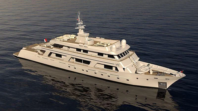 a large white ship aboard COMMITMENT Yacht for Sale
