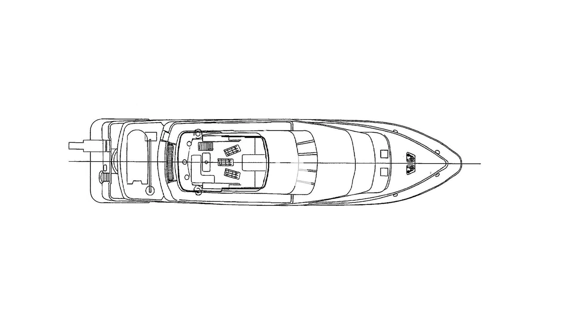 diagram, engineering drawing aboard IDYLLE Yacht for Sale
