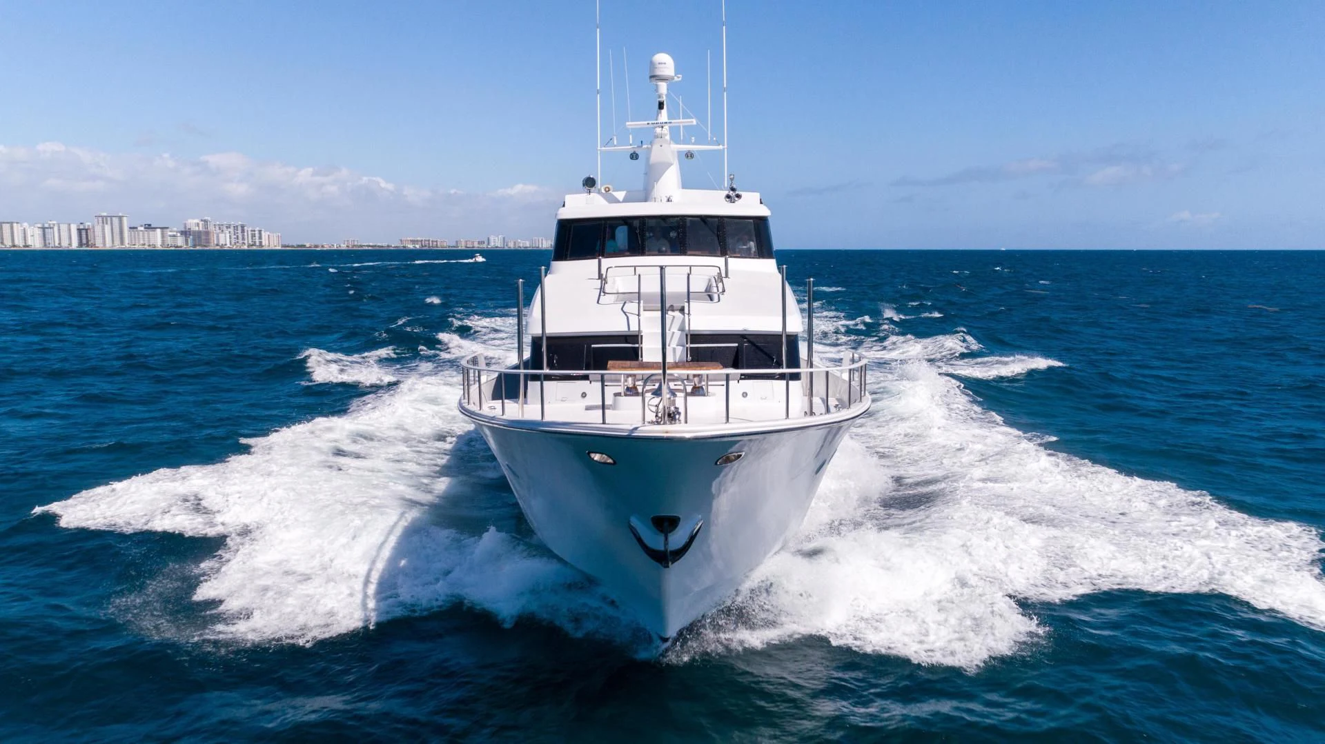 a boat on the water aboard ARIES Yacht for Sale