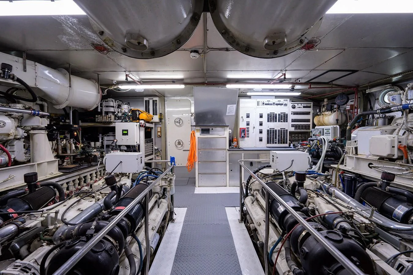 a room with machines and equipment aboard ARIES Yacht for Sale