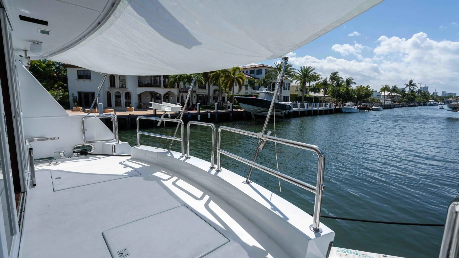 a boat on the water aboard ARIES Yacht for Sale
