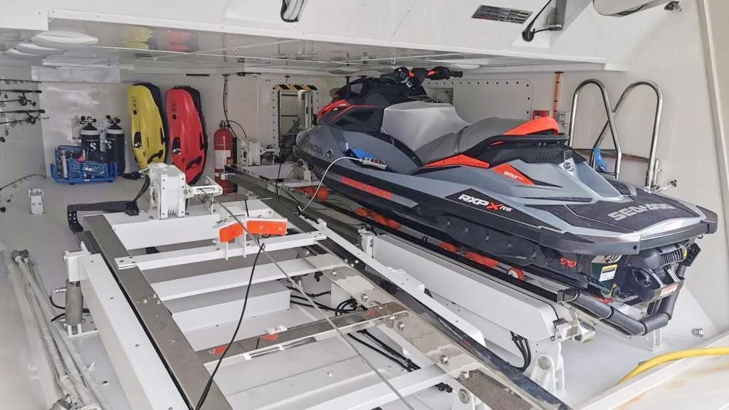 a machine with a large amount of equipment on it aboard SUPERNOVA Yacht for Sale