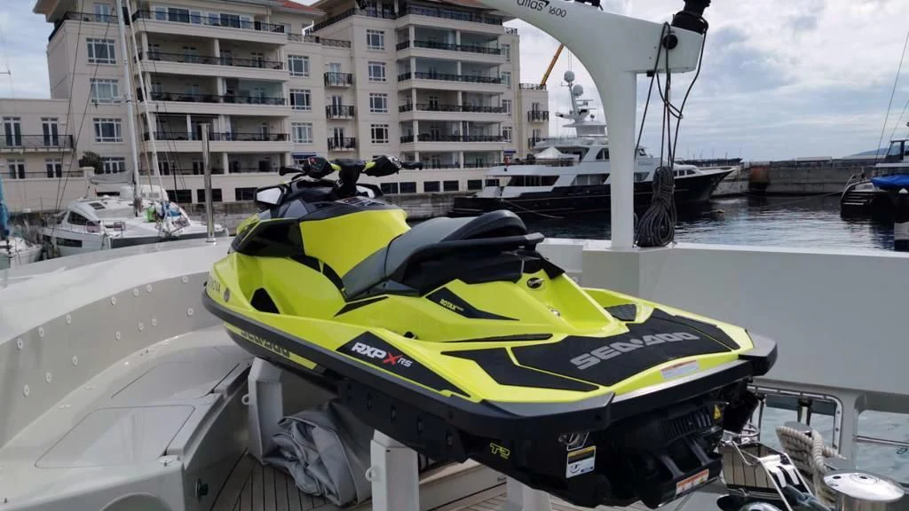 a boat on the water aboard SUPERNOVA Yacht for Sale