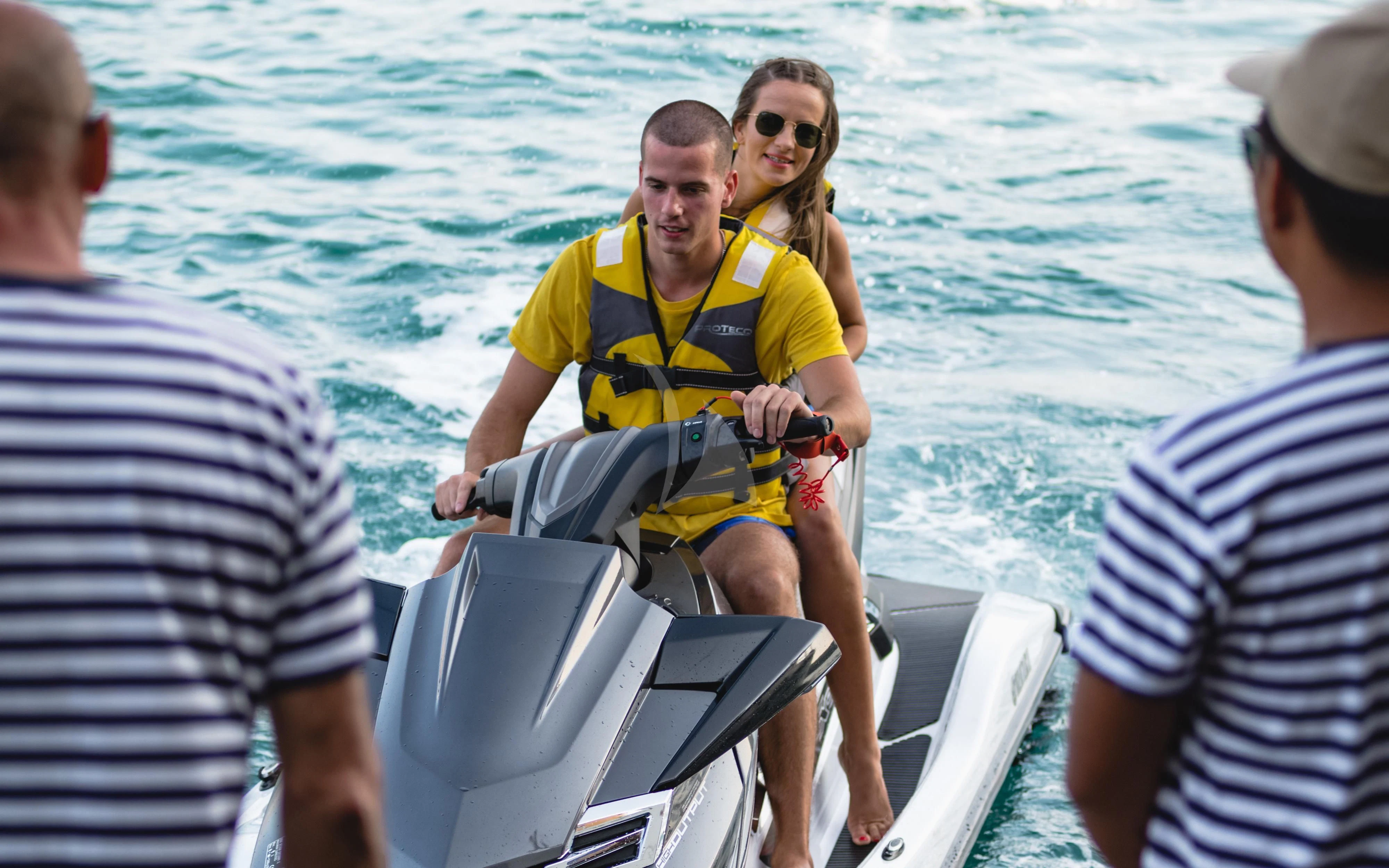 a group of people on a boat aboard SEAGULL II Yacht for Sale