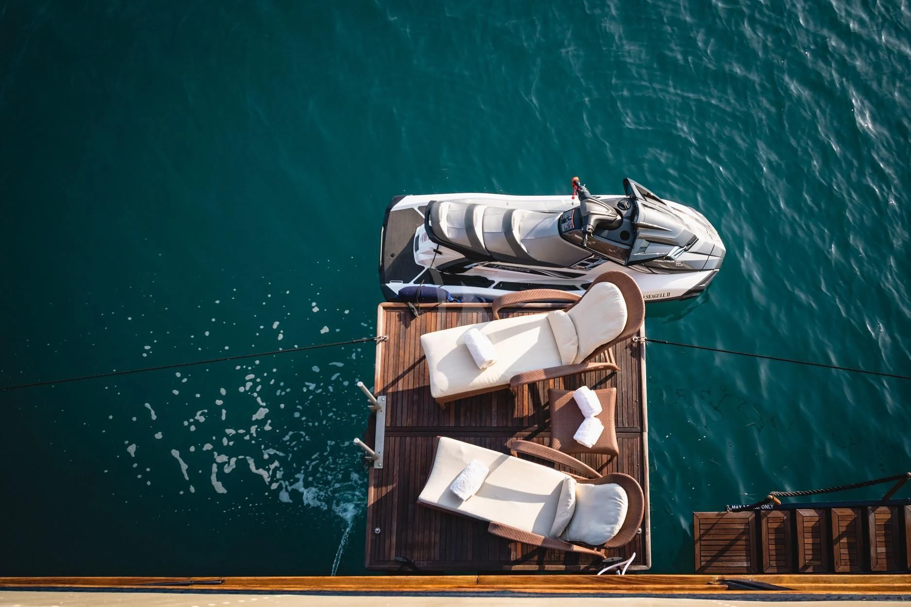 a boat on the water aboard SEAGULL II Yacht for Sale
