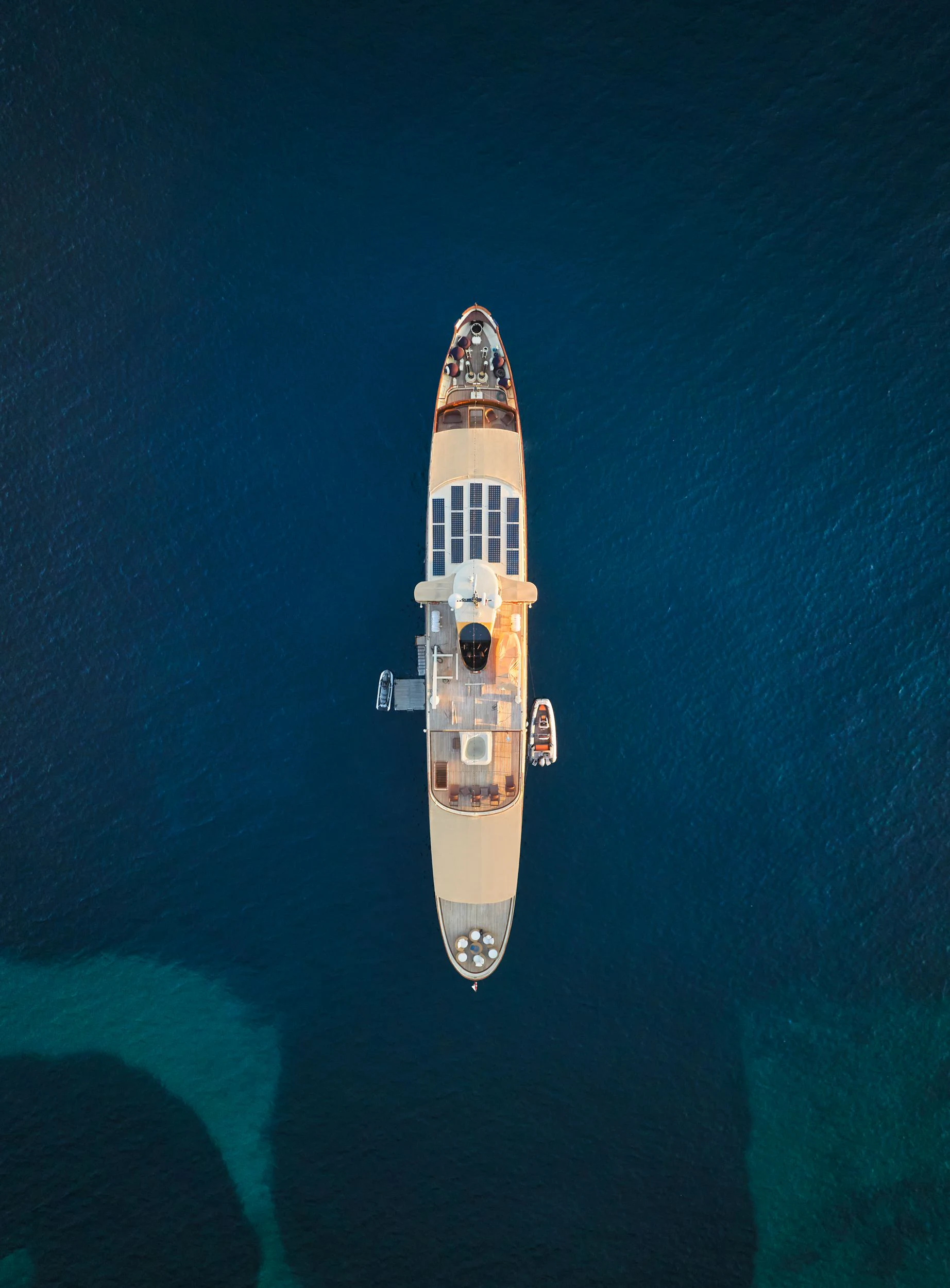 a rocket flying in the sky aboard SEAGULL II Yacht for Sale