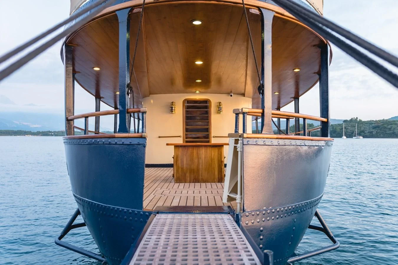 a boat on the water aboard SEAGULL II Yacht for Sale
