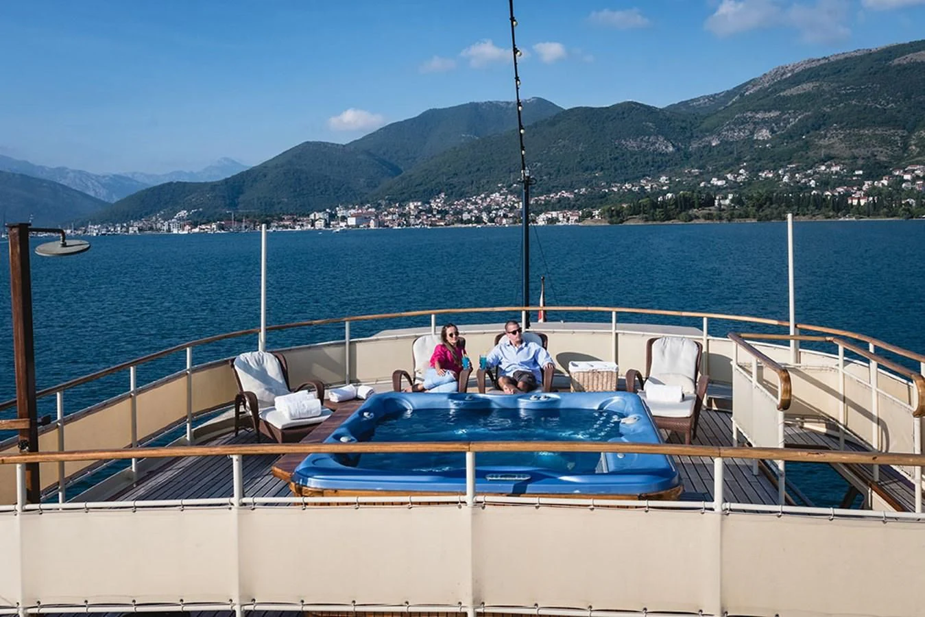 people on a boat aboard SEAGULL II Yacht for Sale