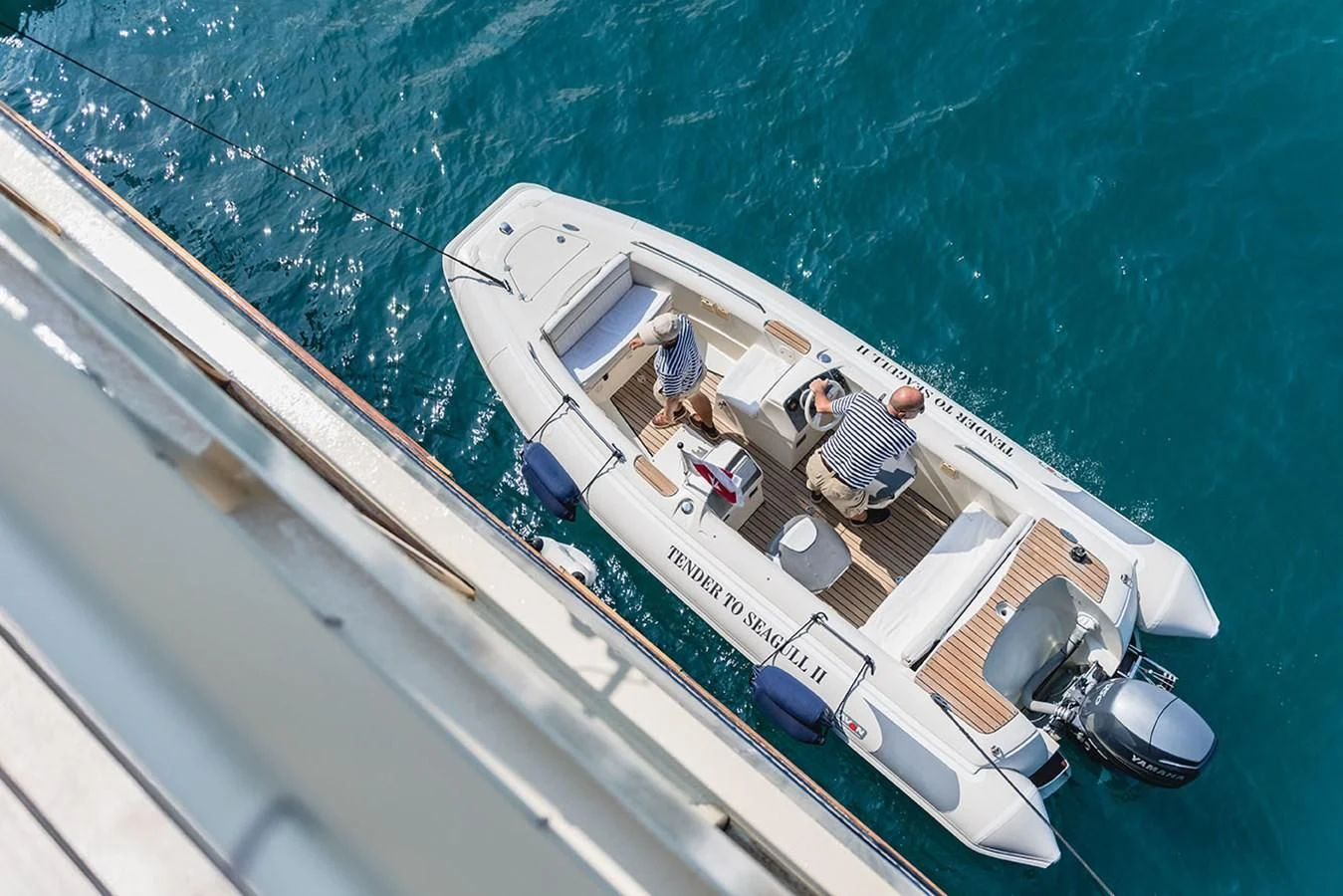 a boat on the water aboard SEAGULL II Yacht for Sale