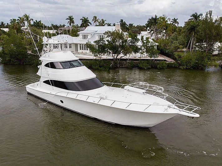 a boat in the water aboard PARTY OF FIVE Yacht for Sale