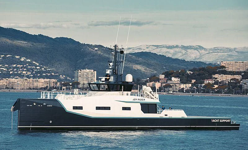 a boat in the water aboard BAD COMPANY SUPPORT Yacht for Charter
