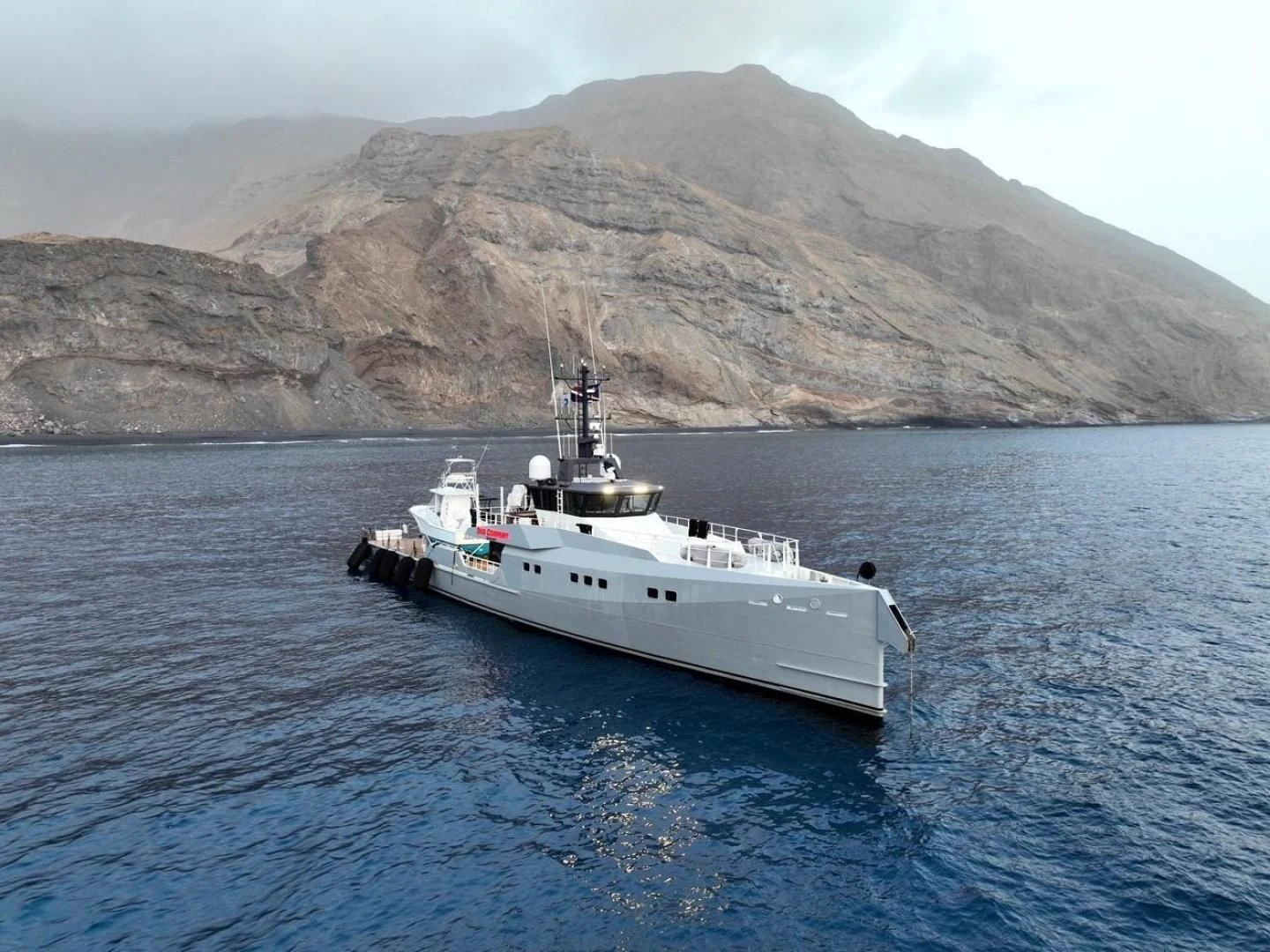 a boat in the water aboard BAD COMPANY SUPPORT Yacht for Charter