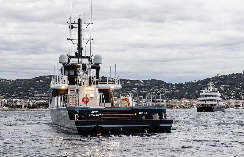 a couple of boats in the water aboard BAD COMPANY SUPPORT Yacht for Charter