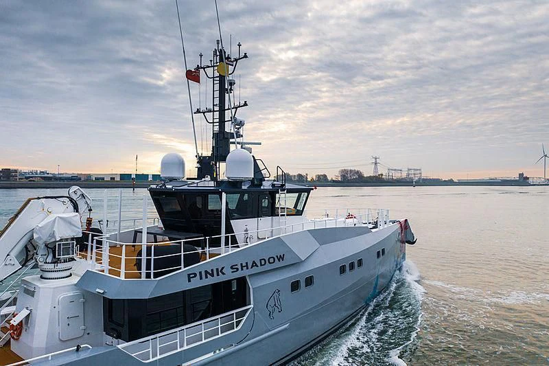 a boat in the water aboard BAD COMPANY SUPPORT Yacht for Charter