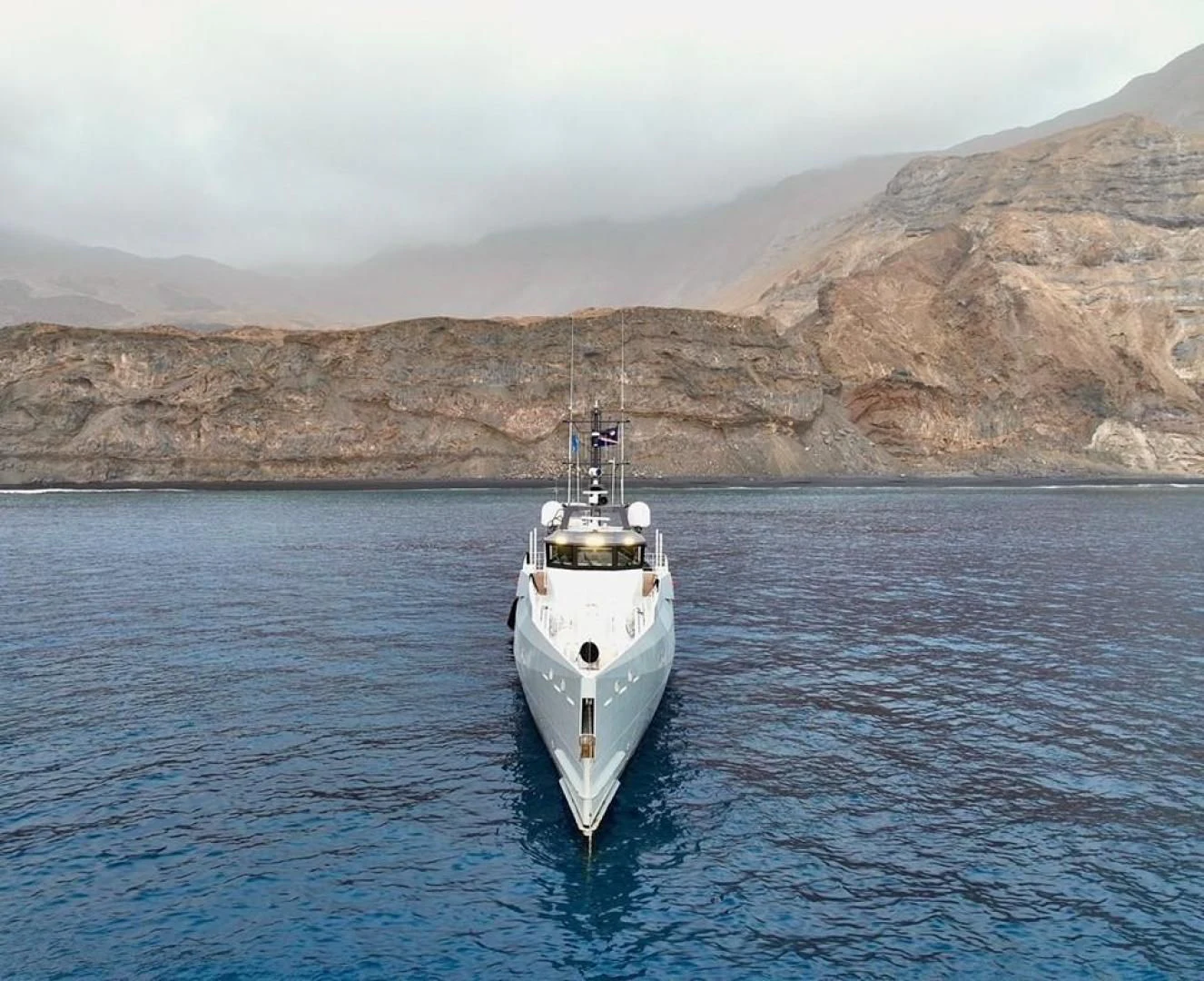 a submarine in the water aboard BAD COMPANY SUPPORT Yacht for Charter