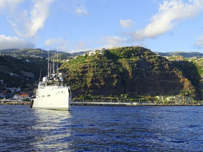 a sailboat on the water aboard BAD COMPANY SUPPORT Yacht for Charter