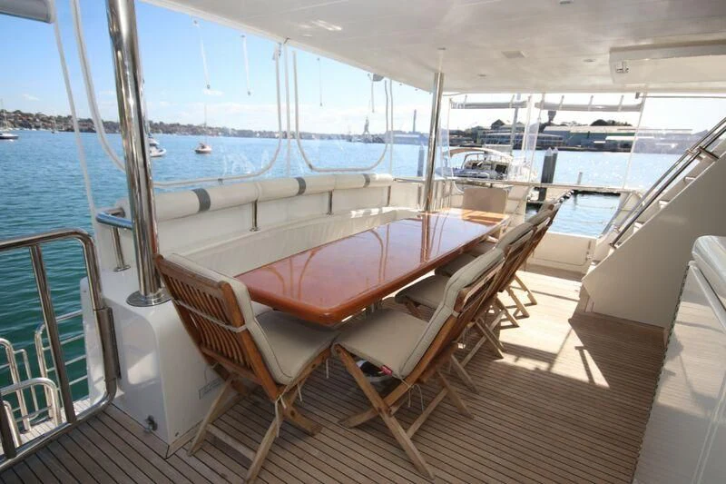 a boat on the water aboard SALT II Yacht for Sale