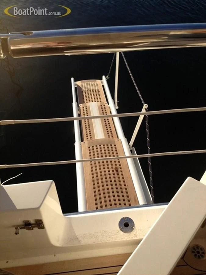 a model of a space ship aboard SALT II Yacht for Sale