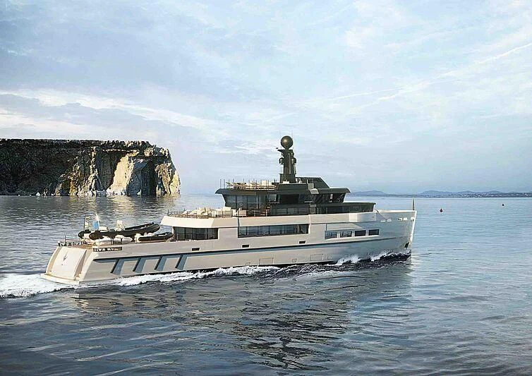 a boat on the water aboard ANTONINI NAVI SUY 135 Yacht for Sale