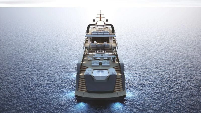 a ship in the water aboard ANTONINI NAVI SUY 135 Yacht for Sale