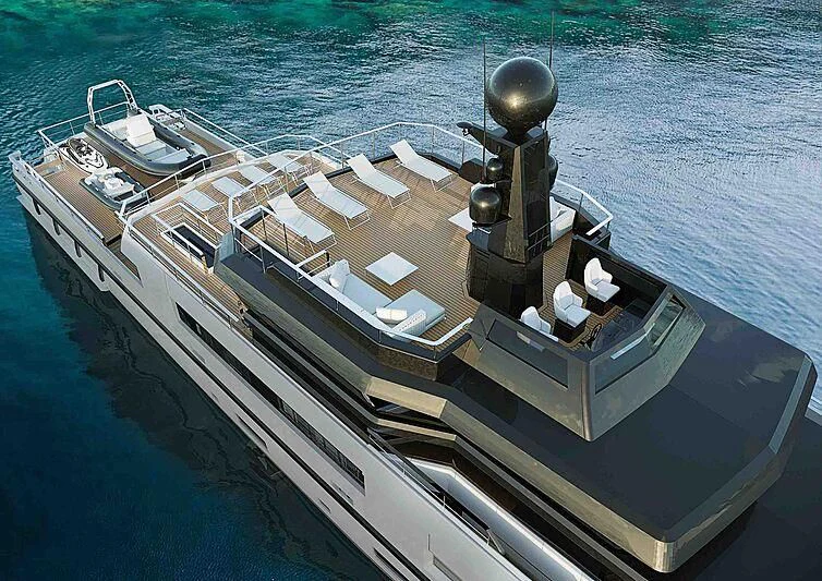 a ship on the water aboard ANTONINI NAVI SUY 135 Yacht for Sale