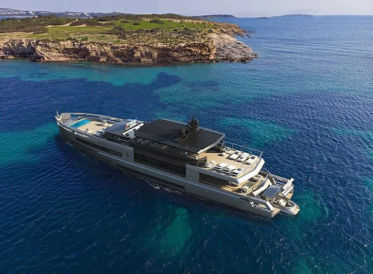 a boat on the water aboard ANTONINI NAVI SUY 135 Yacht for Sale