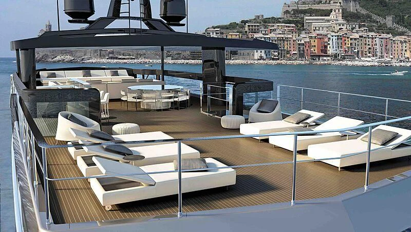 engineering drawing aboard ANTONINI NAVI SUY 135 Yacht for Sale