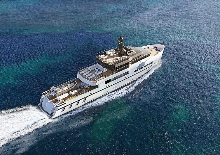 a ship in the ocean aboard ANTONINI NAVI SUY 135 Yacht for Sale