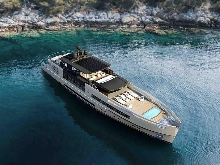 a boat in the water aboard ANTONINI NAVI SUY 135 Yacht for Sale