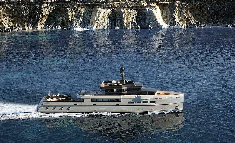 a boat on the water aboard ANTONINI NAVI SUY 135 Yacht for Sale
