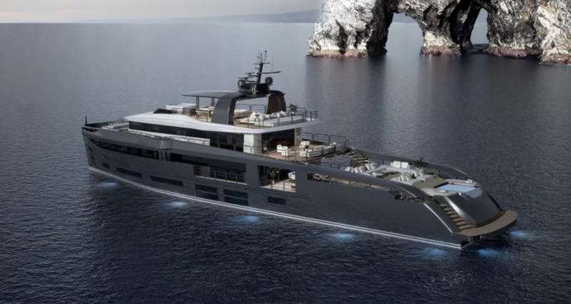a ship in the water aboard ANTONINI NAVI SUY 135 Yacht for Sale
