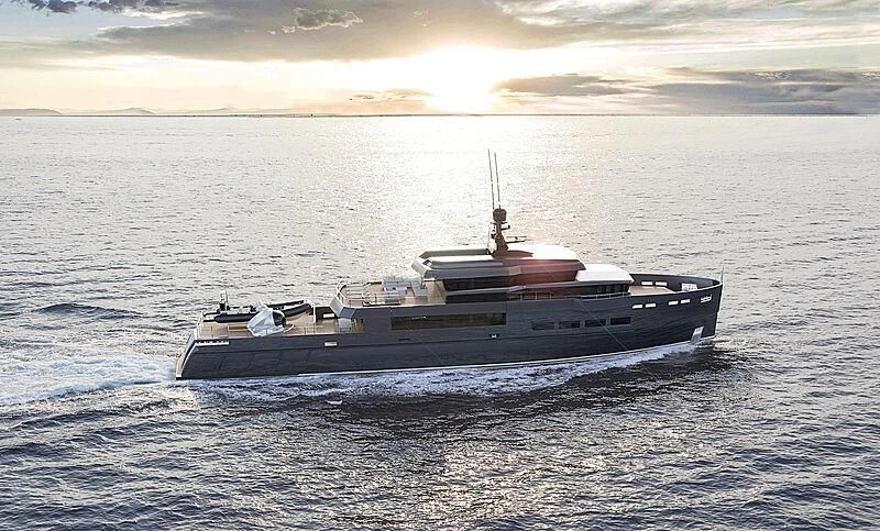 a ship in the water aboard ANTONINI NAVI SUY 135 Yacht for Sale