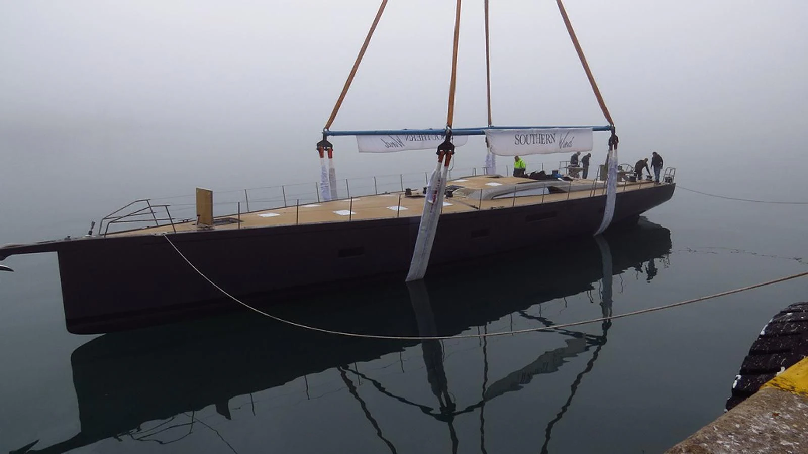 a boat on the water aboard SORCERESS Yacht for Sale