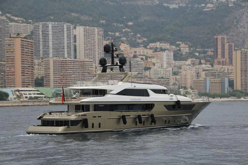 a boat on the water aboard APRIES W Yacht for Sale
