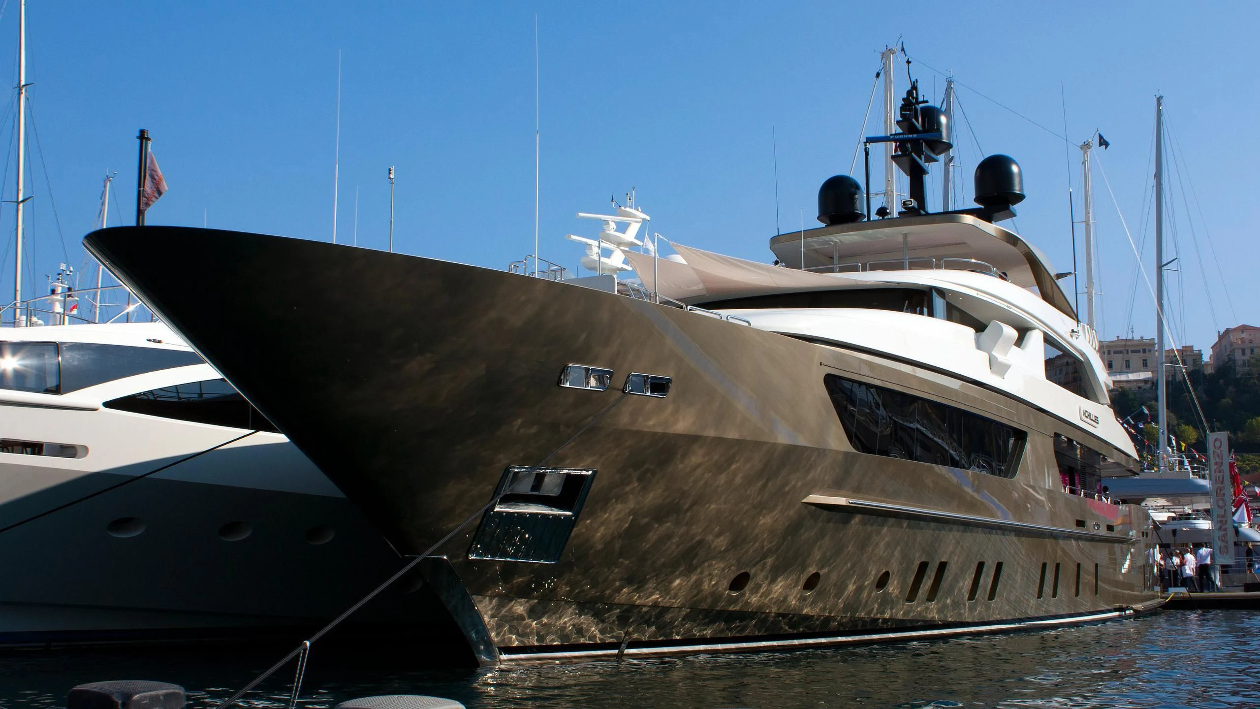 a boat on the water aboard APRIES W Yacht for Sale