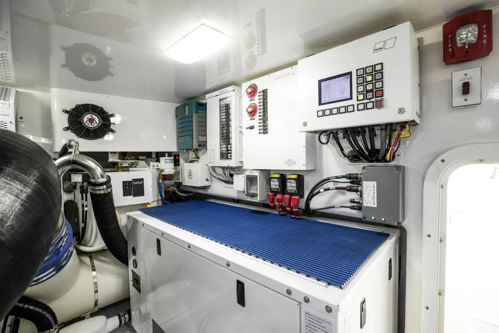 a machine with many buttons aboard TEUSEAS Yacht for Sale