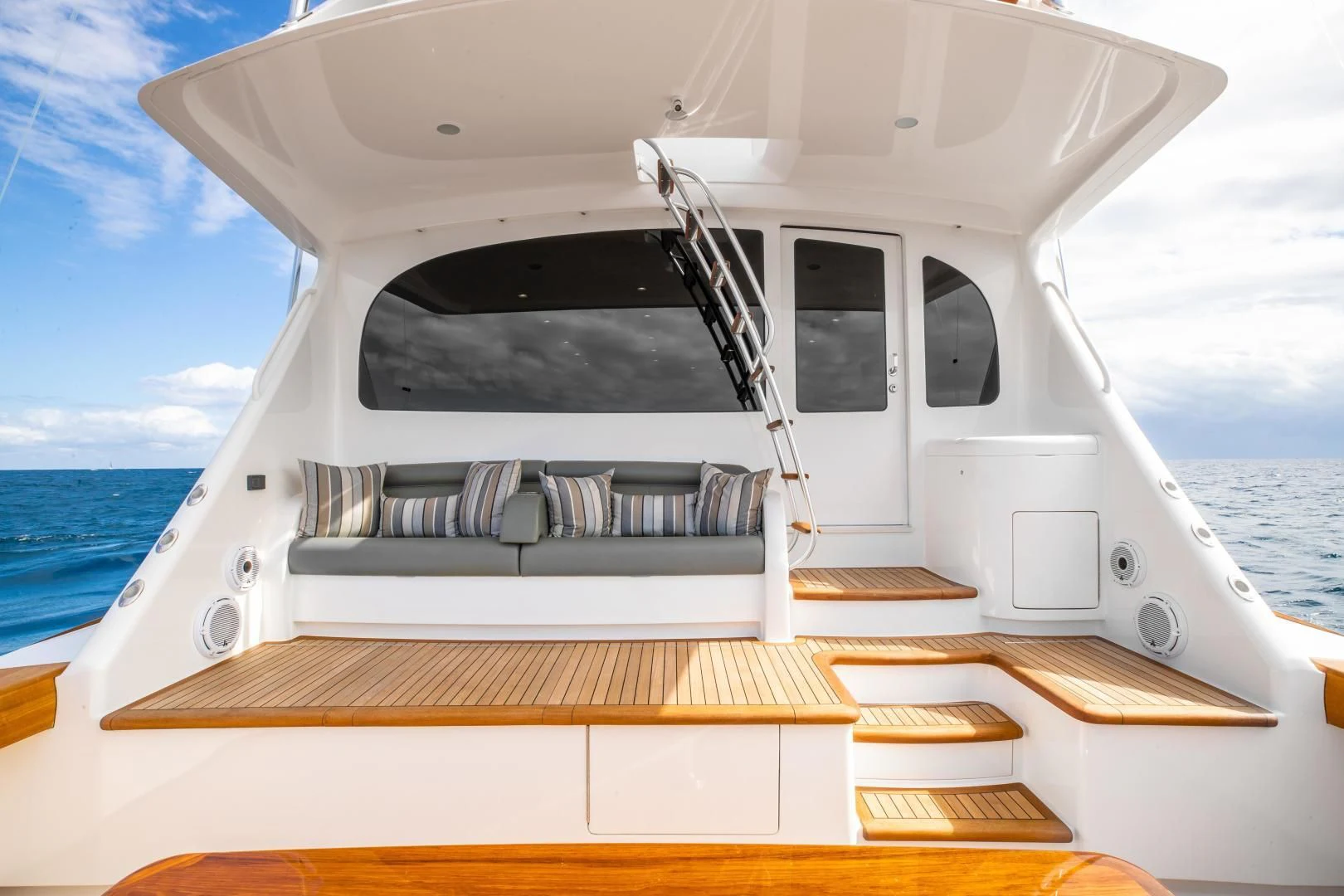 a boat on the water aboard TEUSEAS Yacht for Sale